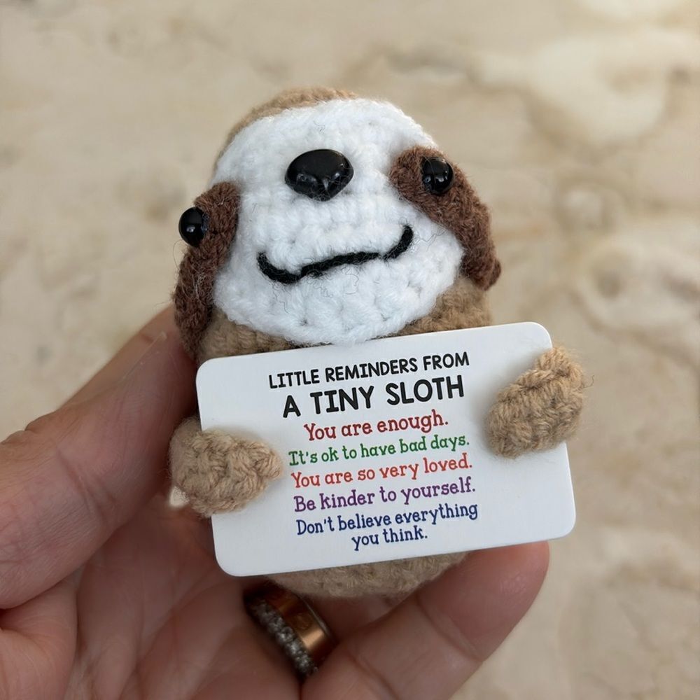 New! Tiny Sloth Motivational Quotes You Are Enough & More